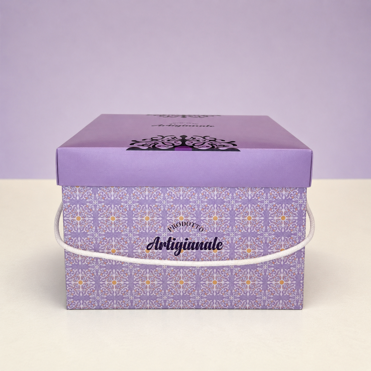 Scatola Porta Panettone fondo + coperchio