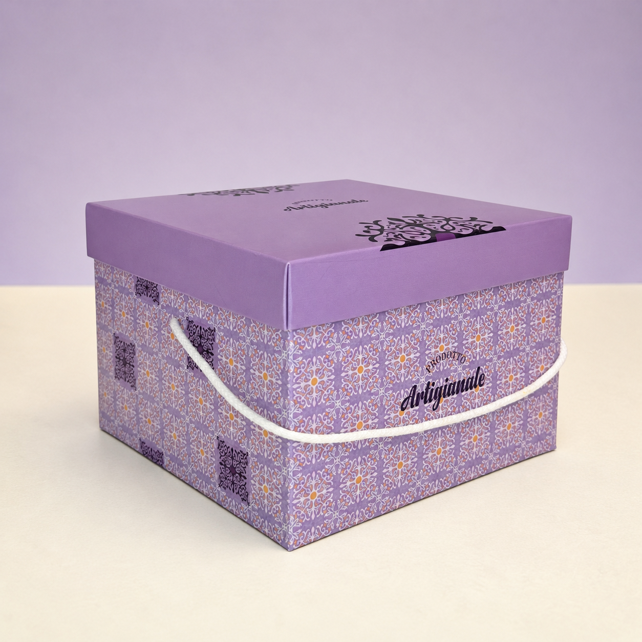 Scatola Porta Panettone fondo + coperchio - immagine 2